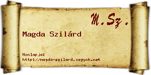 Magda Szilárd névjegykártya